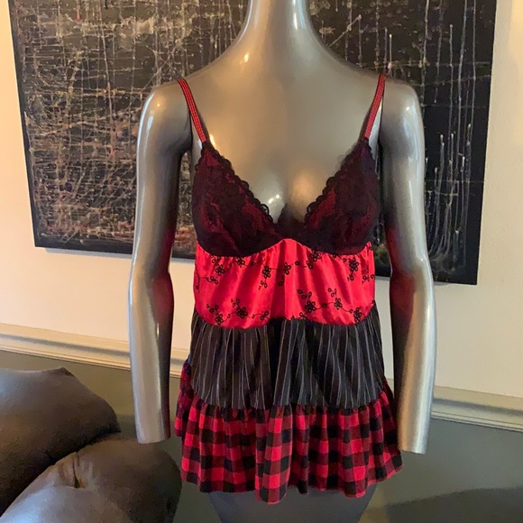 Rampage Mixed Pattern Camisole - Picture 1 of 8